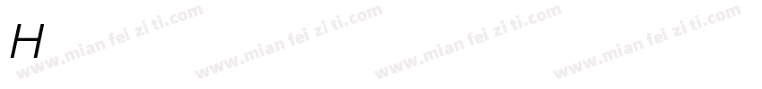 HelveticaNeueVN Light字体转换